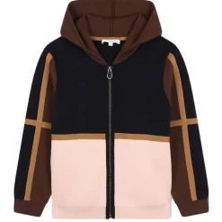 Chloé - Kids Colour-Block Hooded Cardigan - Chloé Exclusive Luxury Collection - Avvenice