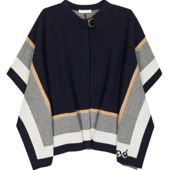 Chloé - Kids Striped Knitted Cape - Chloé Exclusive Luxury Collection - Avvenice