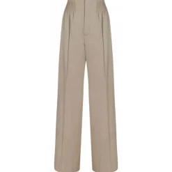 Chloé - Pearl Beige Sartorial Trousers - Chloé Exclusive Luxury Collection - Avvenice