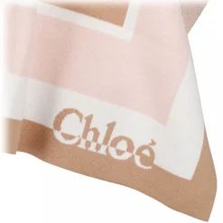 Chloé - Sand Logo Cape - Chloé Exclusive Luxury Collection - Avvenice