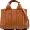 Chloé - Woody Bag in Leather - Chloé Exclusive Luxury Collection - Avvenice