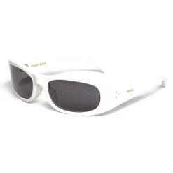 Céline - 06 Sunglasses in Acetate - White - Sunglasses - Céline Eyewear - Avvenice