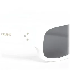 Céline - 03 Sunglasses in Acetate - Optic White - Sunglasses - Céline Eyewear - Avvenice