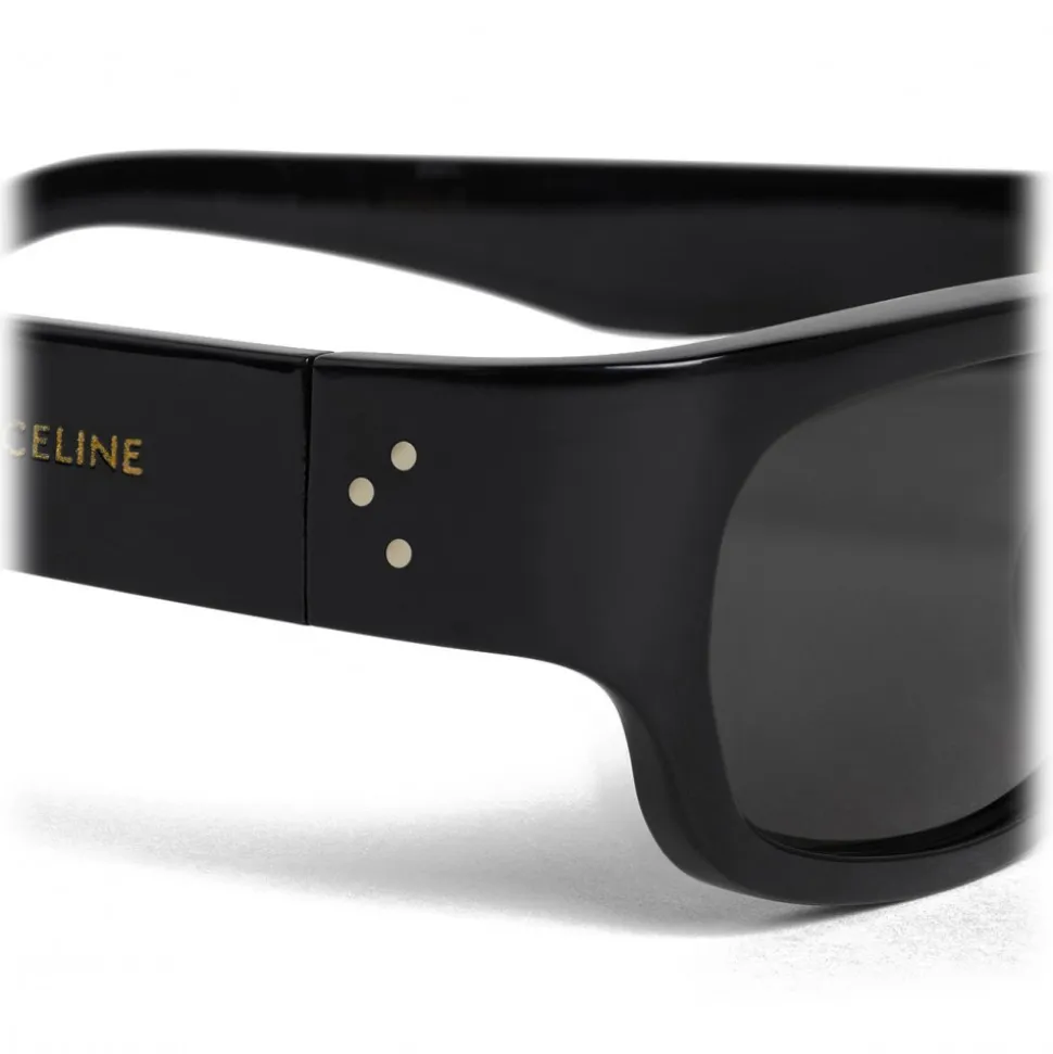 Céline - 03 Sunglasses in Acetate - Black - Sunglasses - Céline Eyewear - Avvenice