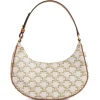 Céline - Ava Bag in Triomphe Canvas and Calfskin - White - Bag - Céline Exclusive Collection - Avvenice