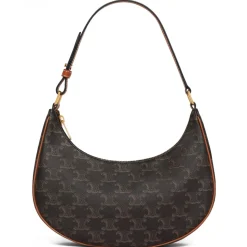 Céline - Ava Bag in Triomphe Canvas and Calfskin - Tan - Bag - Céline Exclusive Collection - Avvenice