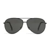 Céline - Aviator Sunglasses in Metal 01 - Black - Sunglasses - Céline Eyewear - Avvenice