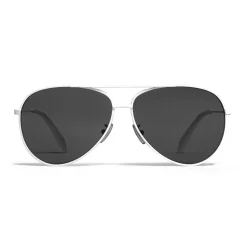 Céline - Aviator Sunglasses in Metal 01 - Optic White Smoke - Sunglasses - Céline Eyewear - Avvenice
