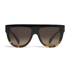 Céline - Aviator Sunglasses in Acetate - Black Havana - Sunglasses - Céline Eyewear - Avvenice