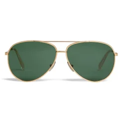 Céline - Aviator Sunglasses in Metal 01 - Gold - Sunglasses - Céline Eyewear - Avvenice