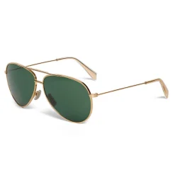 Céline - Aviator Sunglasses in Metal 01 - Gold - Sunglasses - Céline Eyewear - Avvenice