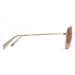 Céline - Aviator Sunglasses in Metal 02 - Gold Pink - Sunglasses - Céline Eyewear - Avvenice