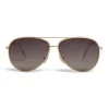 Céline - Aviator Sunglasses in Metal 01 - Gold Polarized - Sunglasses - Céline Eyewear - Avvenice