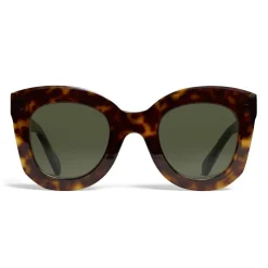 Céline - Aviator Sunglasses in Acetate - Classic Dark Havana - Sunglasses - Céline Eyewear - Avvenice
