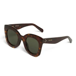 Céline - Aviator Sunglasses in Acetate - Classic Dark Havana - Sunglasses - Céline Eyewear - Avvenice