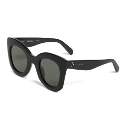 Céline - Aviator Sunglasses in Acetate - Black - Sunglasses - Céline Eyewear - Avvenice