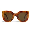 Céline - Aviator Sunglasses in Acetate - Light Blonde Havana - Sunglasses - Céline Eyewear - Avvenice