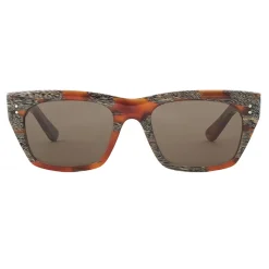 Céline - Black Frame 01 Sunglasses in Acetate - Brown Horn - Sunglasses - Céline Eyewear - Avvenice