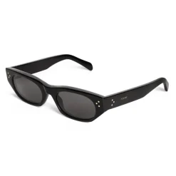 Céline - Black Frame 16 Sunglasses in Acetate - Black - Sunglasses - Céline Eyewear - Avvenice