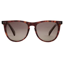 Céline - Black Frame 18 Sunglasses in Acetate with Polarized Lenses - Red Havana - Sunglasses - Céline Eyewear - Avvenice