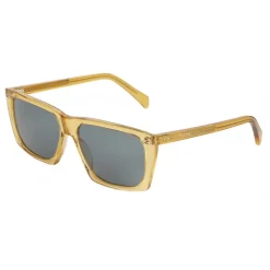 Céline - Black Frame 19 Sunglasses in Acetate - Yellow Transparent - Sunglasses - Céline Eyewear - Avvenice