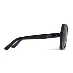 Céline - Butterfly Sunglasses in Acetate and Crystals - Black - Sunglasses - Céline Eyewear - Avvenice
