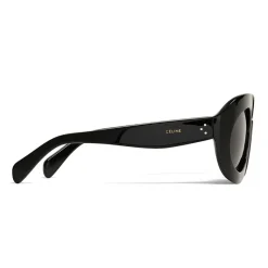 Céline - Butterfly Sunglasses in Acetate - Black - Sunglasses - Céline Eyewear - Avvenice