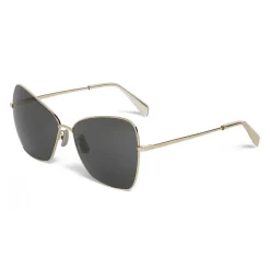 Céline - Butterfly Sunglasses in Metal - Gold Smoke - Sunglasses - Céline Eyewear - Avvenice