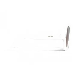 Céline - Butterfly Sunglasses in Acetate - Optic White - Sunglasses - Céline Eyewear - Avvenice