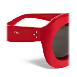 Céline - Butterfly Sunglasses in Acetate - Red - Sunglasses - Céline Eyewear - Avvenice