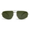 Céline - Butterfly Sunglasses in Metal 05 - Gold Green - Sunglasses - Céline Eyewear - Avvenice