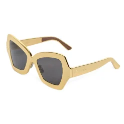 Céline - Butterfly Sunglasses in Galvanized Aluminium - Gold - Sunglasses - Céline Eyewear - Avvenice