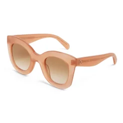 Céline - Butterfly Sunglasses in Acetate - Milky Antique Pink - Sunglasses - Céline Eyewear - Avvenice