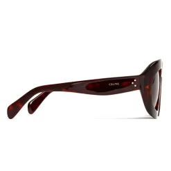 Céline - Butterfly Sunglasses in Acetate - Red Havana - Sunglasses - Céline Eyewear - Avvenice