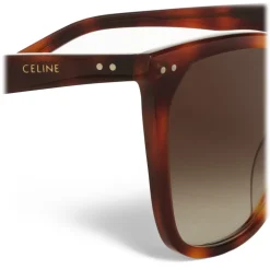 Céline - Cat Eye Sunglasses in Acetate - Blonde Havana - Sunglasses - Céline Eyewear - Avvenice