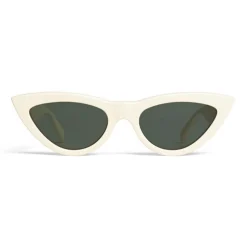Céline - Cat Eye Sunglasses in Acetate - White - Sunglasses - Céline Eyewear - Chiara Ferragni Official - Avvenice