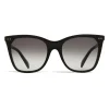 Céline - Cat Eye Sunglasses in Acetate with Polarized Lenses - Black - Sunglasses - Céline Eyewear - Avvenice
