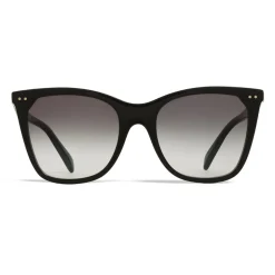Céline - Cat Eye Sunglasses in Acetate with Polarized Lenses - Black - Sunglasses - Céline Eyewear - Avvenice