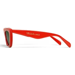 Céline - Cat Eye Sunglasses in Acetate - Red - Sunglasses - Céline Eyewear - Avvenice