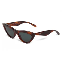 Céline - Cat Eye Sunglasses in Acetate - Blonde Havana - Sunglasses - Céline Eyewear - Avvenice
