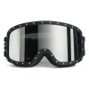 Céline - Celine Ski Mask in Plastic with Metal Studs & Mirror Lenses - Black - Sunglasses - Céline Eyewear - Avvenice