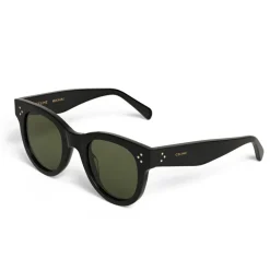 Céline - Classic Cat Eye Sunglasses in Acetate - Black - Sunglasses - Céline Eyewear - Avvenice