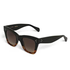 Céline - Classic Cat Eye Sunglasses in Acetate - Black Havana - Sunglasses - Céline Eyewear - Avvenice