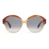 Céline - Maillon Triomphe 01 Sunglasses in Acetate - Havana Transparent Yellow - Sunglasses - Céline Eyewear - Avvenice
