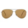 Céline - Metal Frame 02 Sunglasses in Metal - Silver - Sunglasses - Céline Eyewear - Avvenice