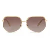 Céline - Metal Frame 13 Sunglasses in Metal - Gold Gradient Brown - Sunglasses - Céline Eyewear - Avvenice