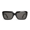 Céline - Oversize Sunglasses in Acetate - Black - Sunglasses - Céline Eyewear - Avvenice