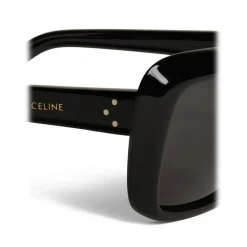 Céline - Oversize Sunglasses in Acetate - Black - Sunglasses - Céline Eyewear - Avvenice