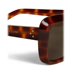 Céline - Oversize Sunglasses in Acetate - Leopard Havana - Sunglasses - Céline Eyewear - Avvenice