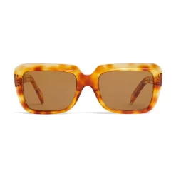 Céline - Oversize Sunglasses in Acetate - Honey Havana - Sunglasses - Céline Eyewear - Avvenice